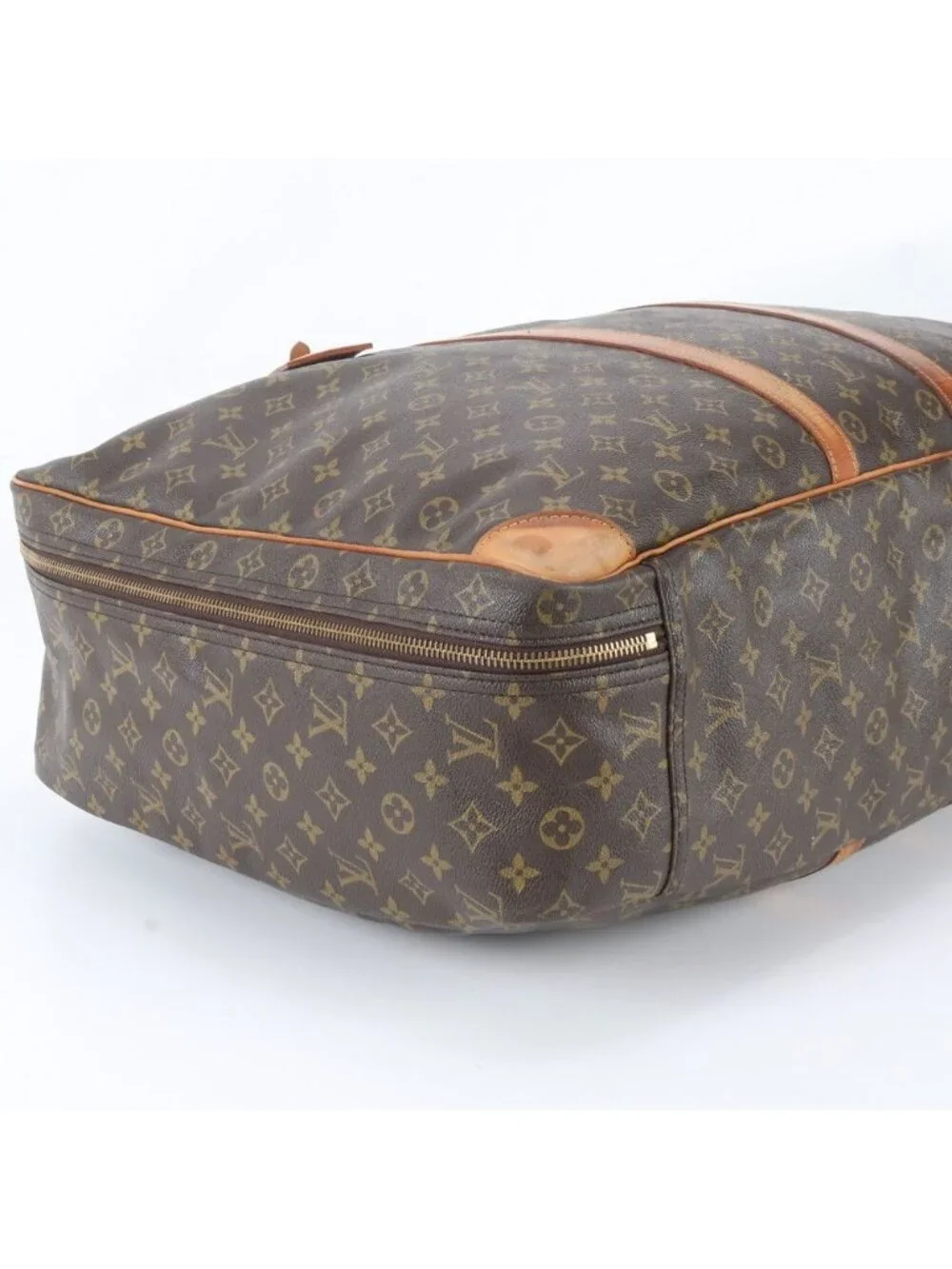 Louis Vuitton Monogram Sirius 60 Leather Boston Bag Tote